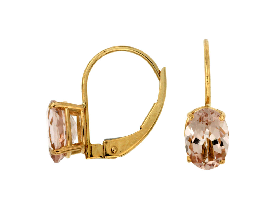 MORGANITE EARRING