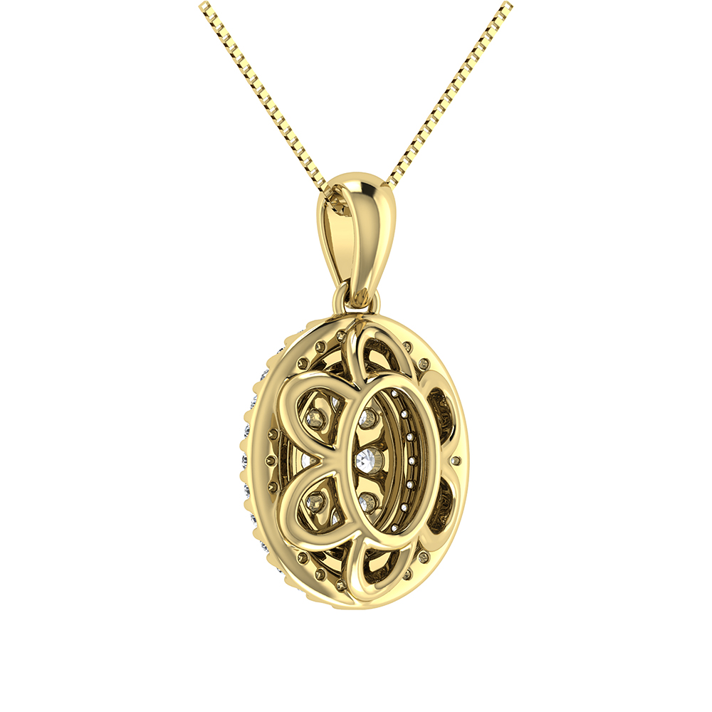 Diamond 3/4 Ct.Tw. Fashion Pendant in 14K Yellow Gold