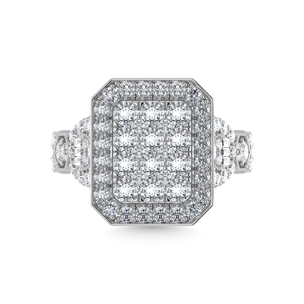 Diamond 2 Ct.Tw. Engagement Ring in 14K White Gold