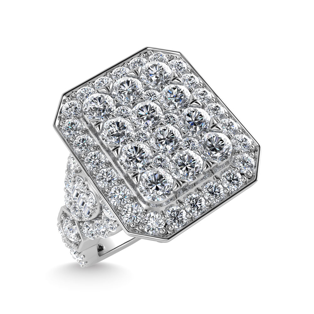 Diamond 2 Ct.Tw. Engagement Ring in 14K White Gold