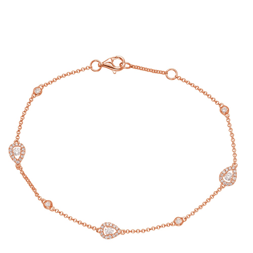 Rose Gold Diamond Bracelet