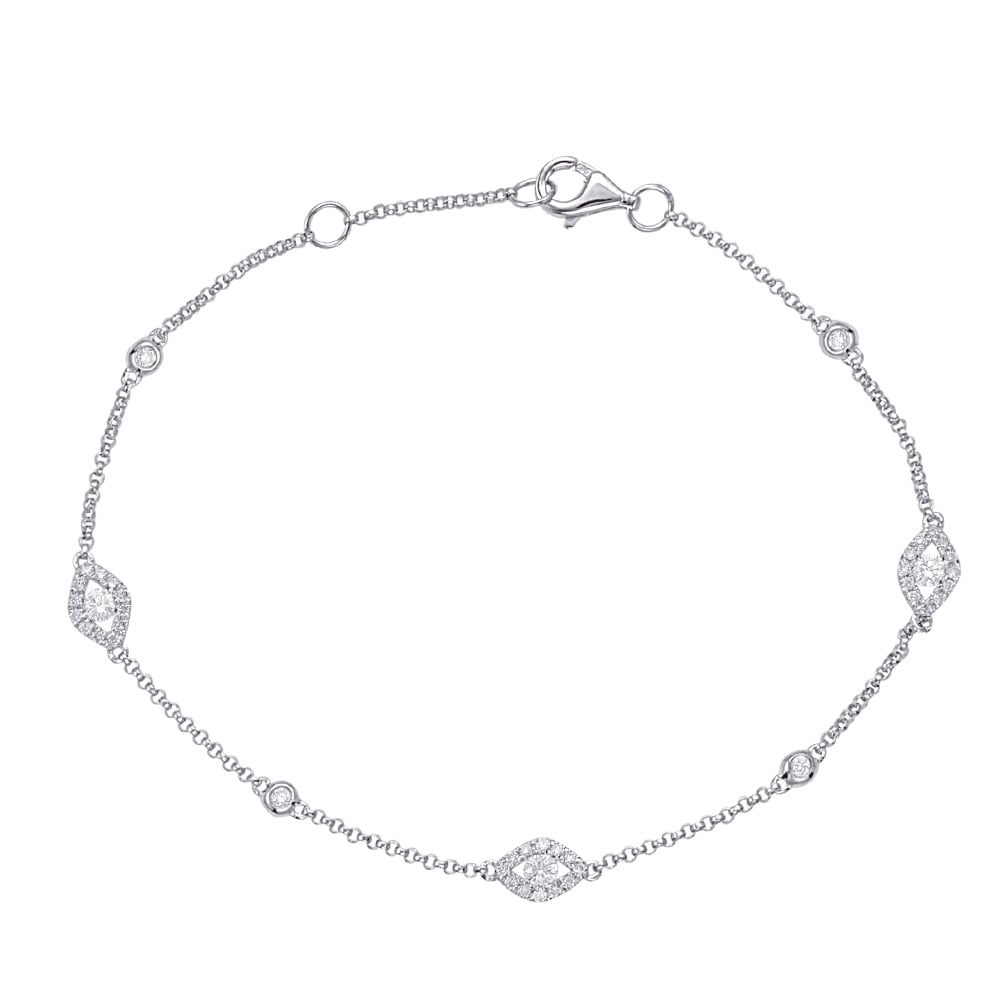 White Gold Diamond Bracelet