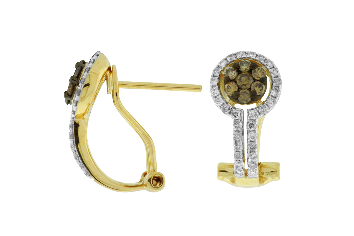 DIAMOND &MOCHA DIAMOND EARRING