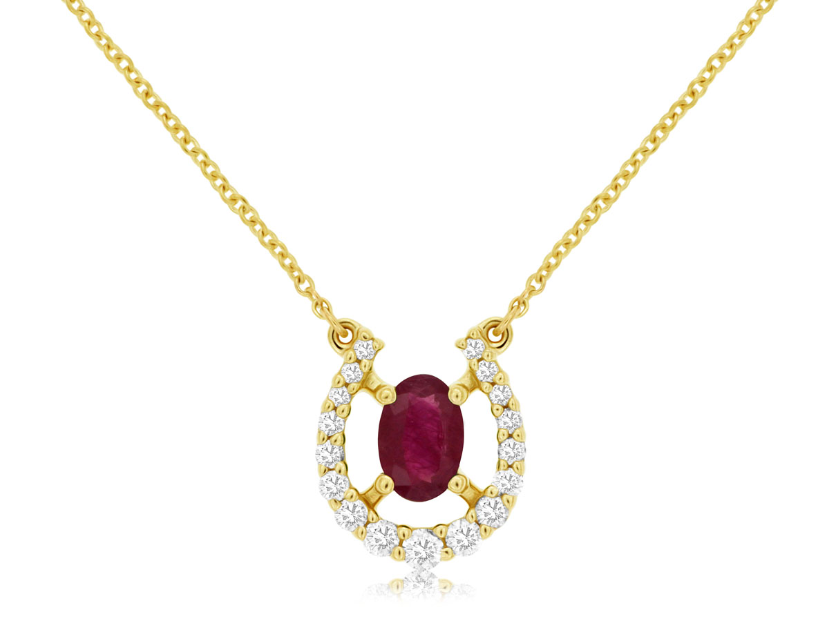 RUBY & DIAMOND NECKLACE
