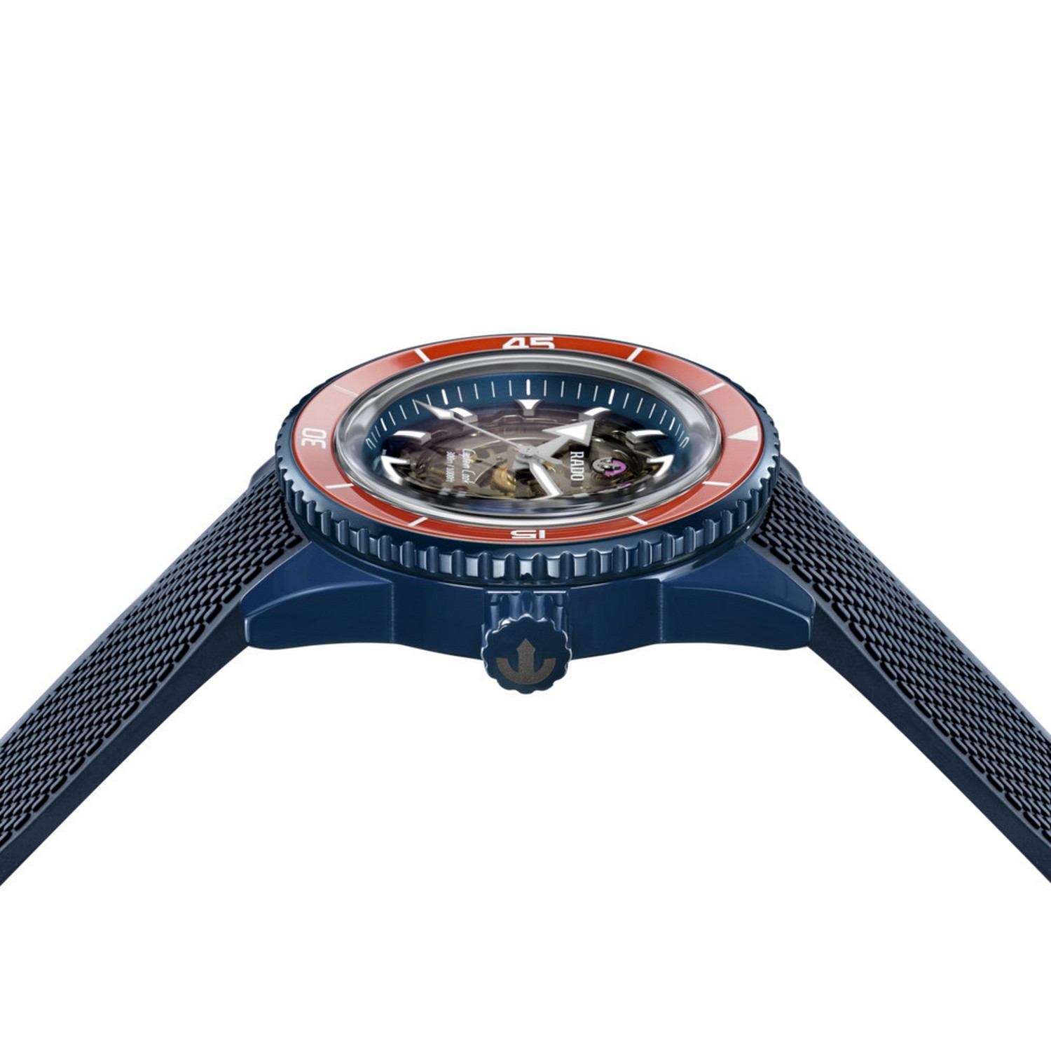 Captain Cook Blue High Tech Ceramic Skeleton Limited Edition
