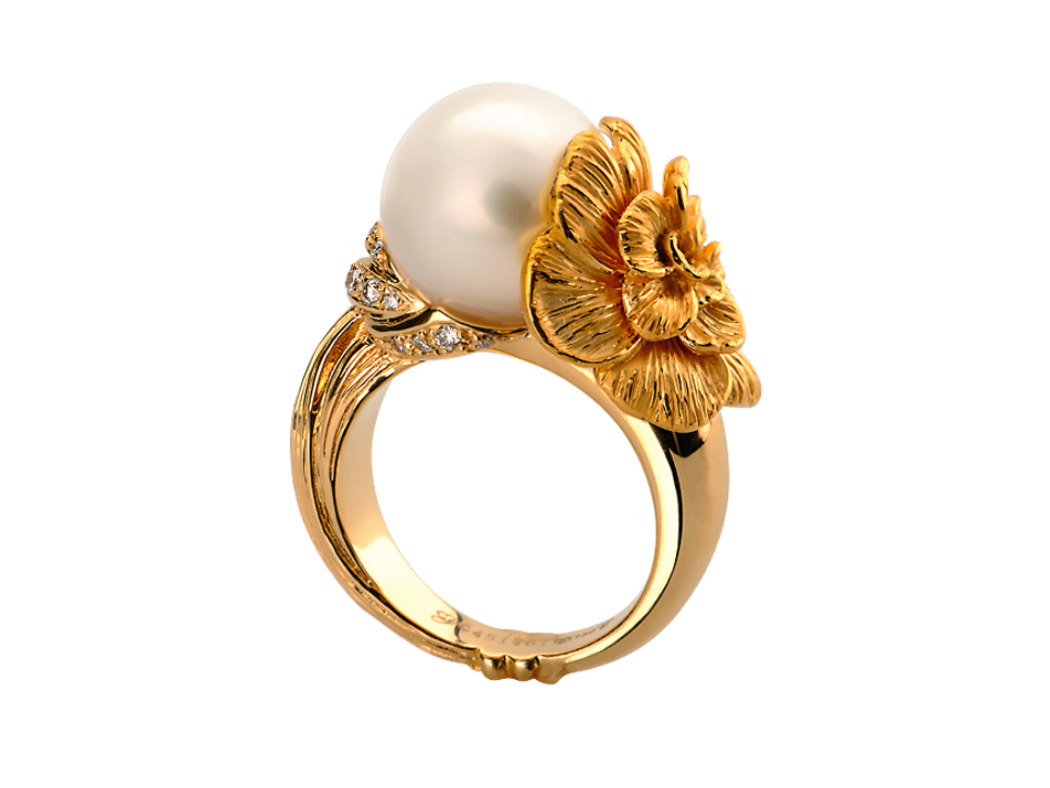 Carrera y Carrera Gardenia Ring - Size 6