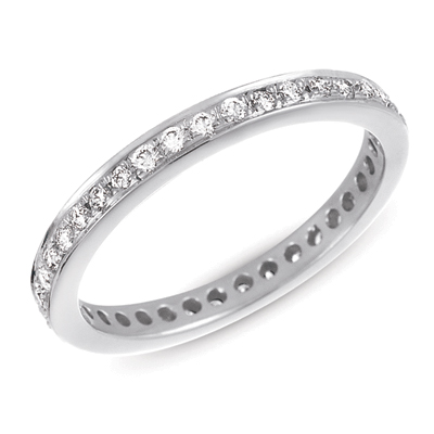 White Gold Eternity Band