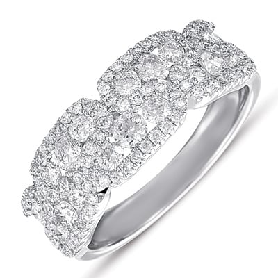 White Gold Diamond Band