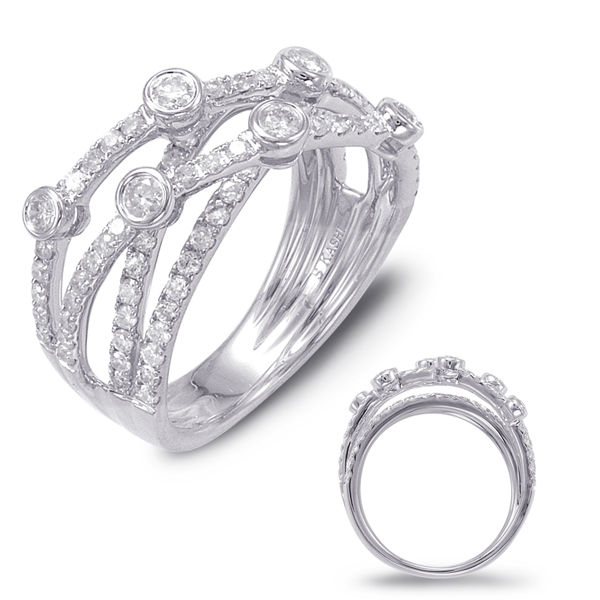White Gold Diamond Fashion Ring