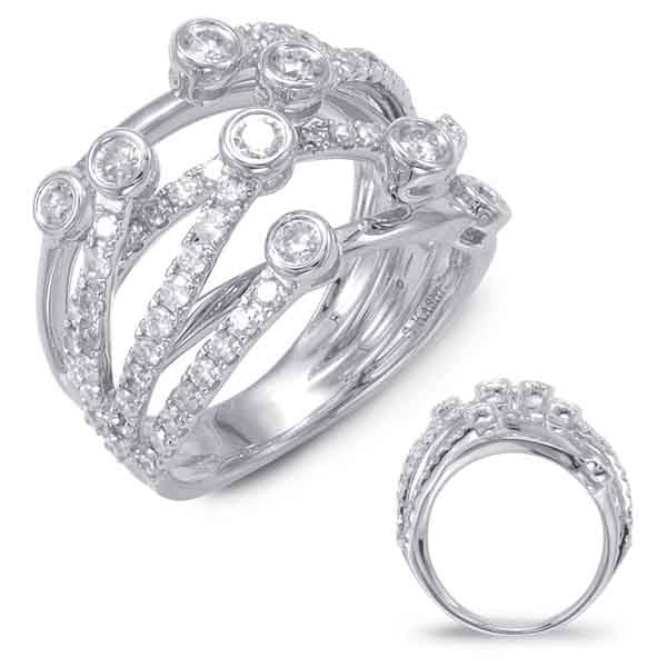 White Gold Diamond Fashion Ring