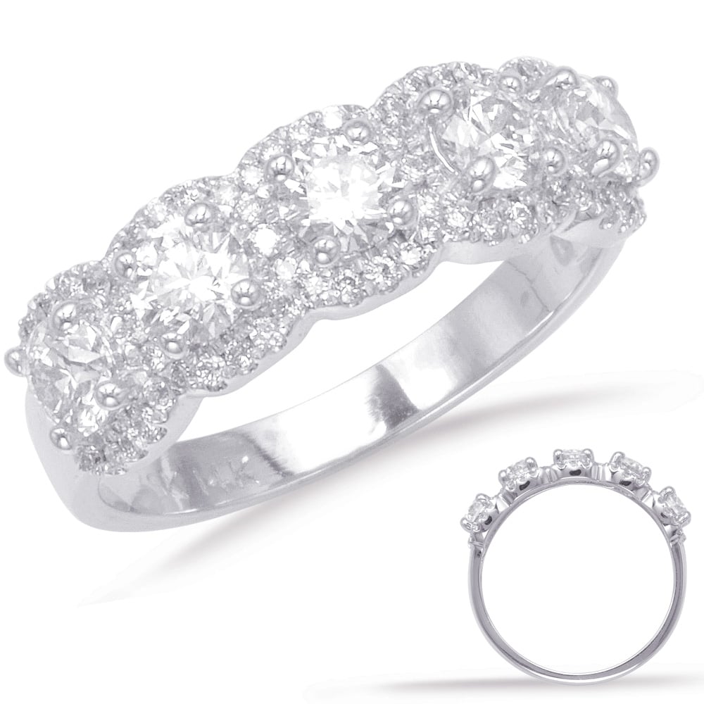 White Gold Diamond Fashion Ring