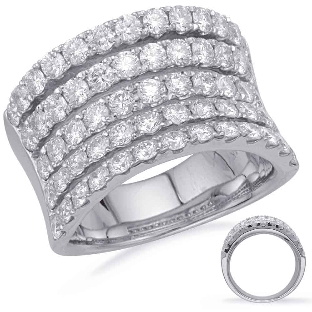 White Gold Diamond Fashion Ring