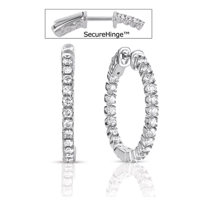1 Securehinge Hoop Earring