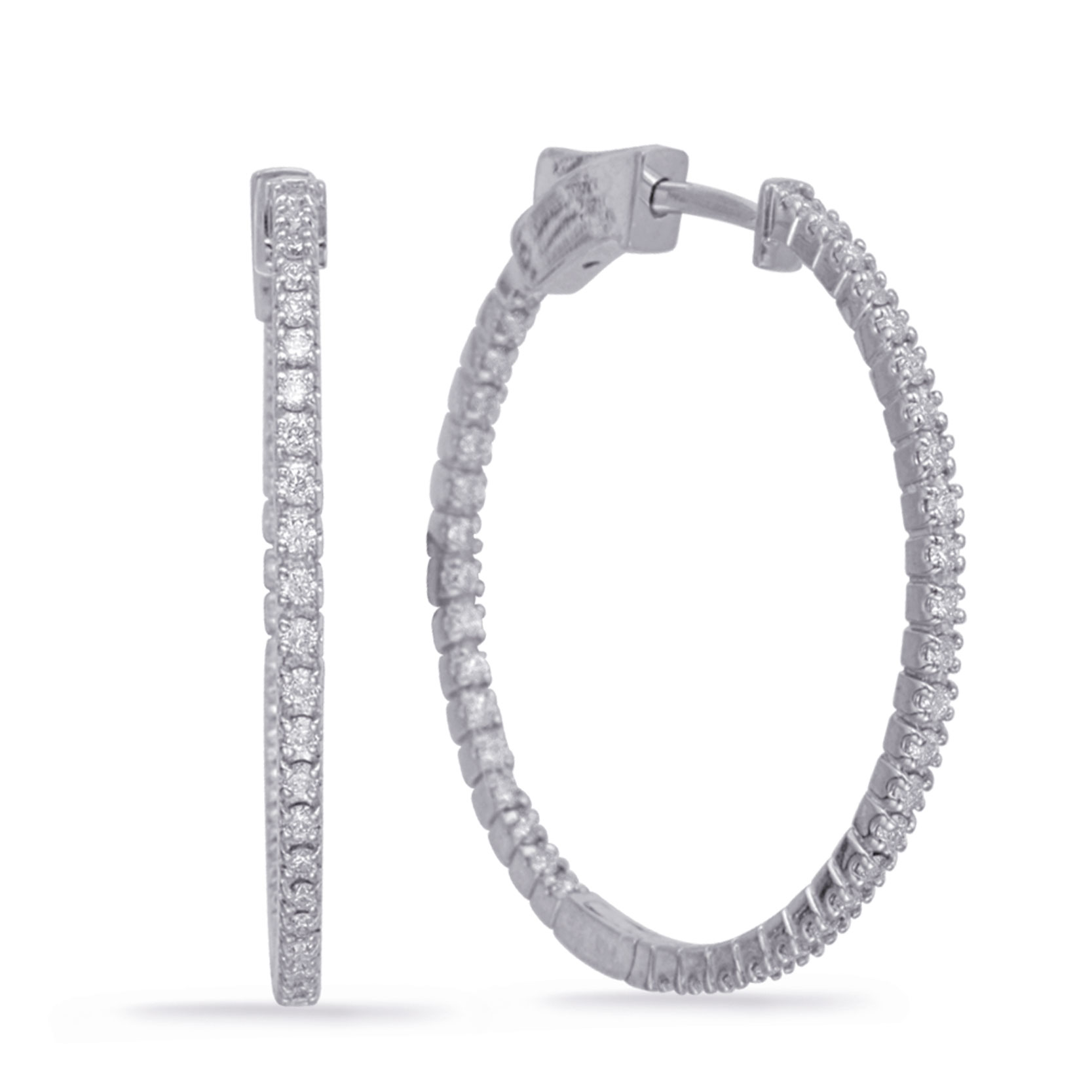 1.20 inch Securehinge Hoop Earring