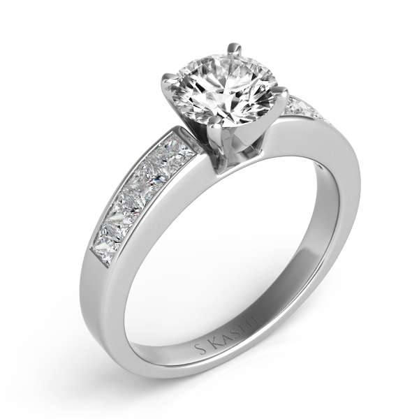 White Gold Engagement Ring