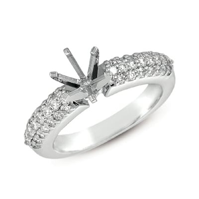 White Gold Engagement Ring