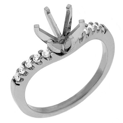 White Gold Engagement Ring