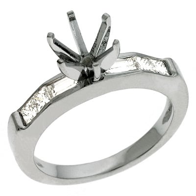 White Gold Engagement Ring