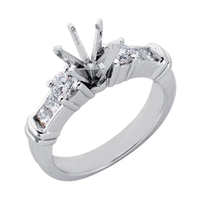 White Gold Engagement Ring