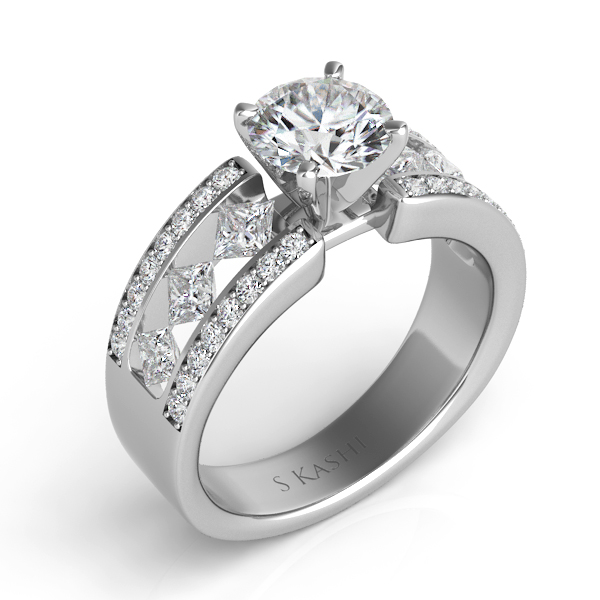 White Gold Engagement Ring