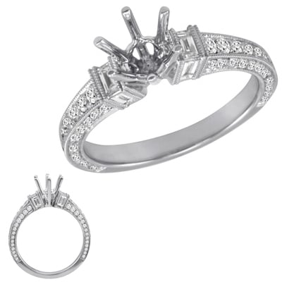 White Gold Engagement Ring