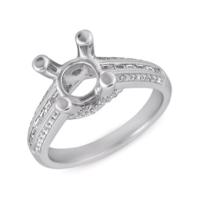 White Gold Engagement Ring