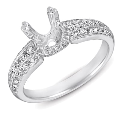 White Gold Engagement Ring