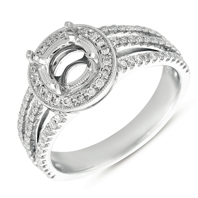 White Gold Engagement Ring