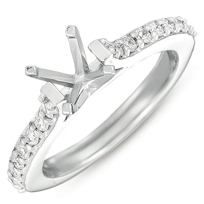 White Gold Engagement Ring