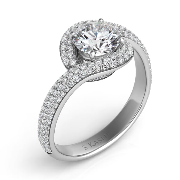 White Gold Engagement Ring