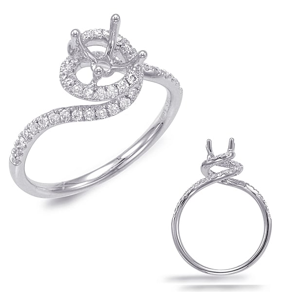 Palladium Engagement Ring