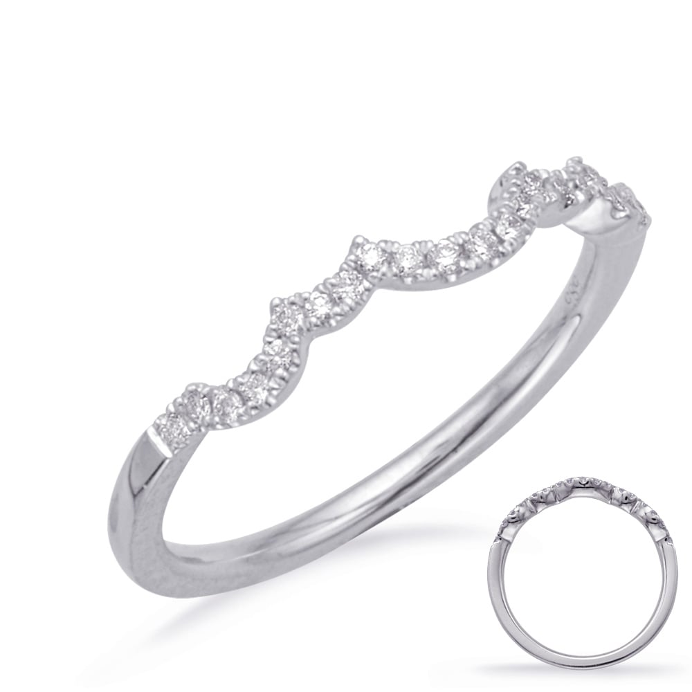 White Gold Matching Band