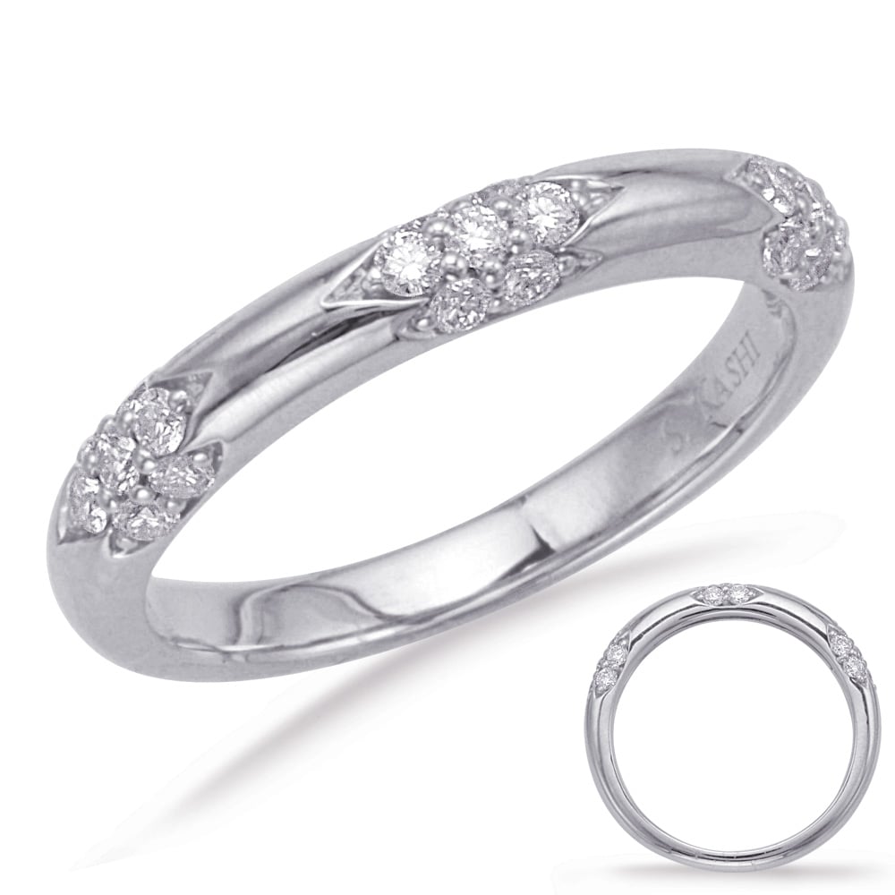 White Gold Matching Band