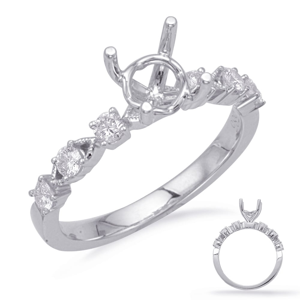 White Gold Engagement Ring