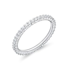 Petite Prong Diamond Eternity Band .47-.58ctw approx.