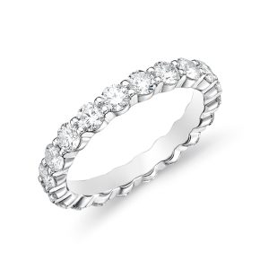 Petite Prong Diamond Eternity Band 1.86-2.17ctw approx.