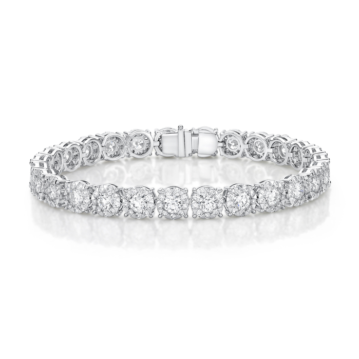 Diamond Bouquet Line Bracelet