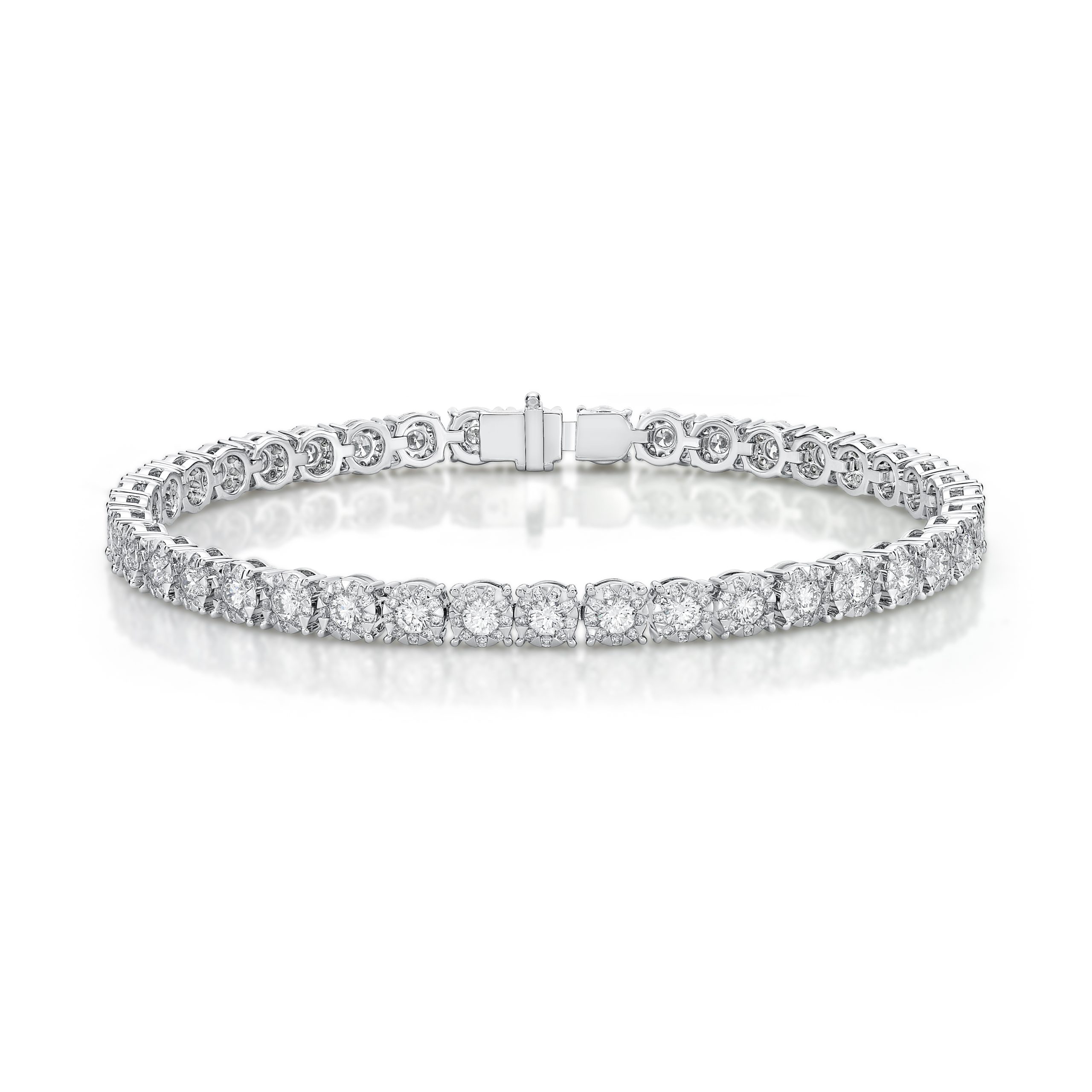 Diamond Bouquet Line Bracelet