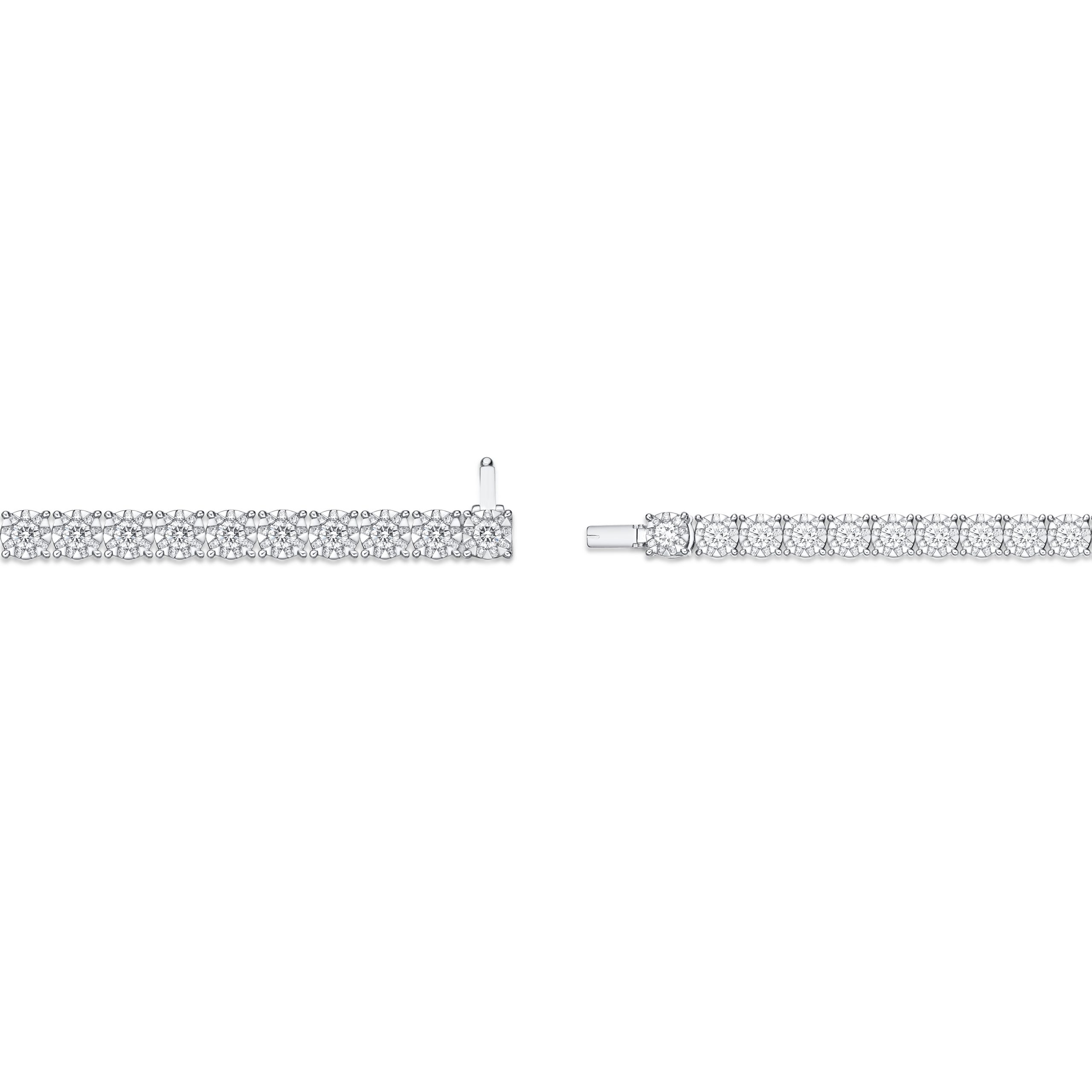 Diamond Bouquet Line Bracelet