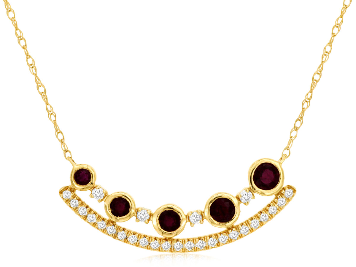 RUBY & DIAMOND NECKLACE