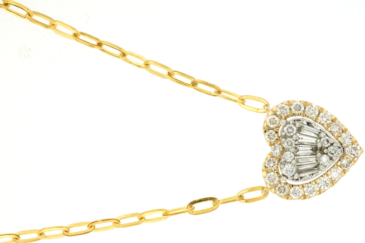 DIAMOND HEART NECKLACE