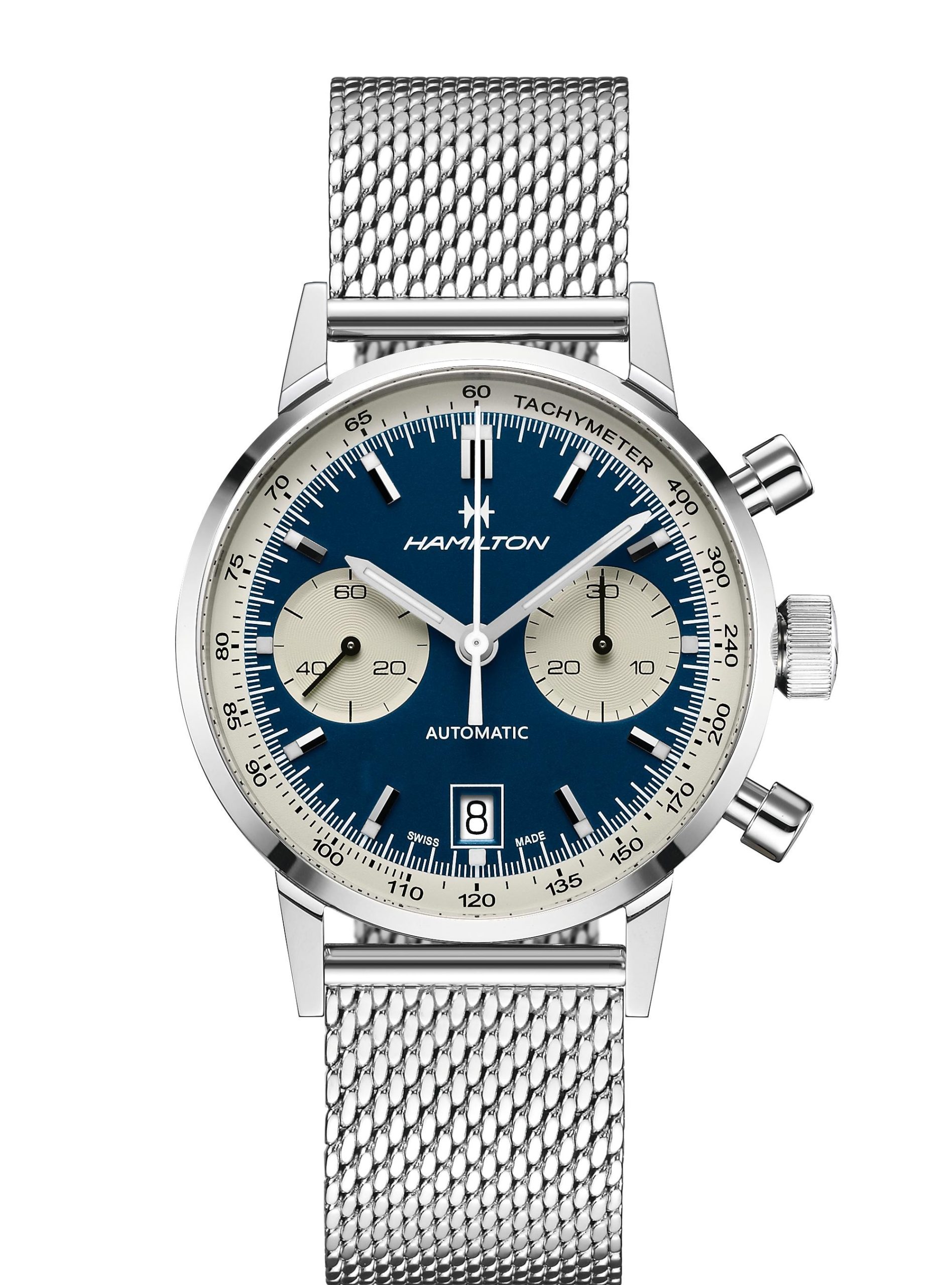 Hamilton INTRAMATIC AC BL 40MM MESH BRC