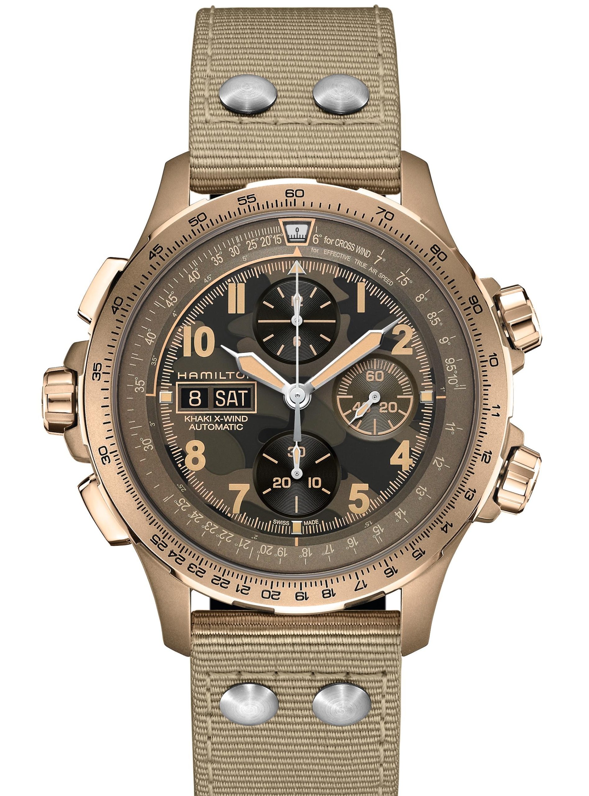Hamilton KHAKI X-WIND AC SAND CAMOUFLAGE BEIGE T