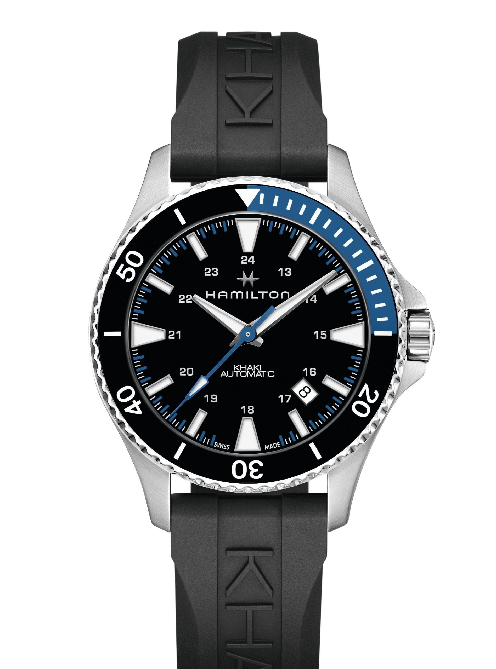 Hamilton KHAKI NAVY SCUBA AUT BK BL RB ST