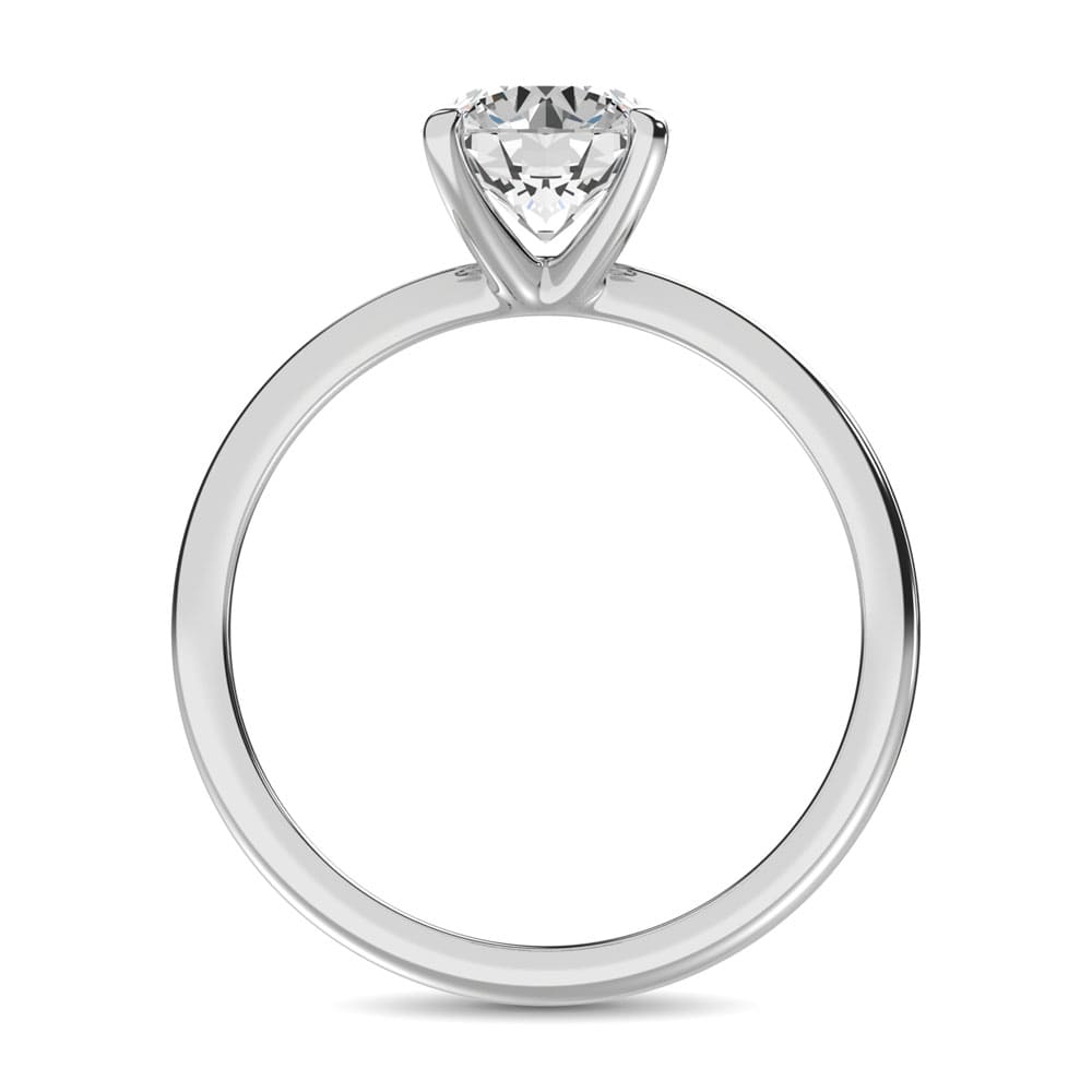 14K White Gold Labgrown Diamond 1 Ct.Tw. Starlab Certified VS F+ Solitaire Pendant (Available in 0.50ct to 2ct)