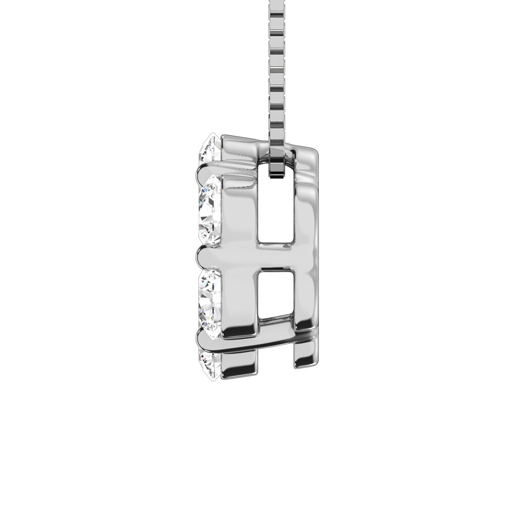 925 Silver Lab Grown Diamond 1 Ct.Tw. Fashion Pendant