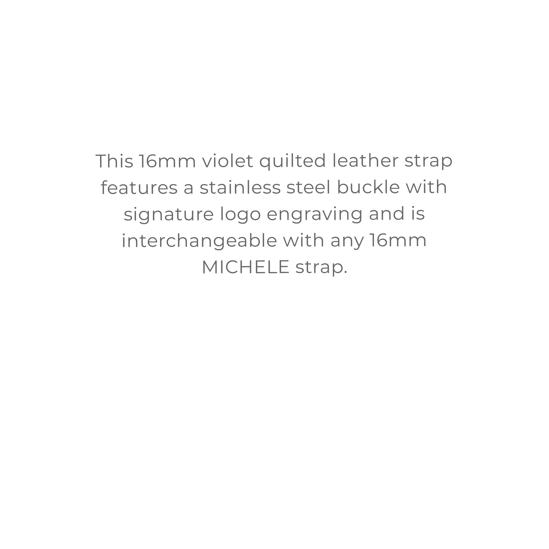MICHELE STRAPS