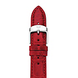 18mm Garnet Alligator Strap