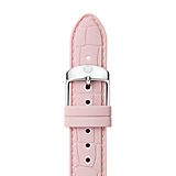 18mm Blush Embossed Silicone Strap