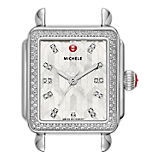 Deco Stainless Steel Mosaic Diamond Dial